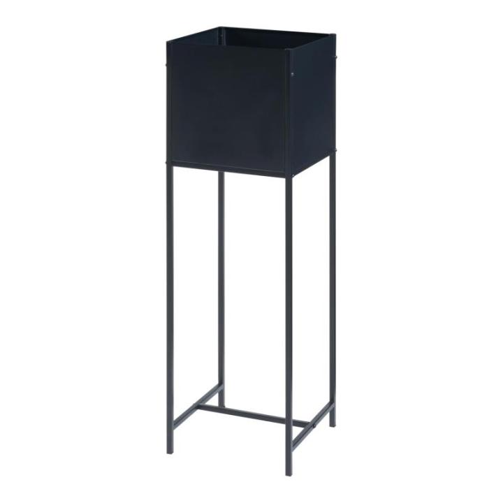 Plantenstandaard Porsgrunn 100x30x30 cm zwart