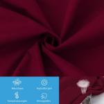 Matrasbeschermer, waterdicht, 90 x 200 cm, incontinentie-hoeslaken, ademend, matrasbescherming, hoeslakens, incontinentie-onderlegger, wasbaar op 60 °C, rood