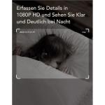 Babyfoon met camera, babycamera, wifi, babymonitor met camera en app, intercomfunctie, 1080p HD nachtzicht, compatibel met Alexa en 2,4 GHz wifi, bewegingsgeluidsherkenning, binnen