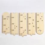 Houten meetlat voor kinderen, houten meetlatten, voor baby's, peuterkamer, maattabel en hoogtemeting voor de muur, kinderkamer, wanddecoratie en kamer, hangende wanddecoratie, inkl