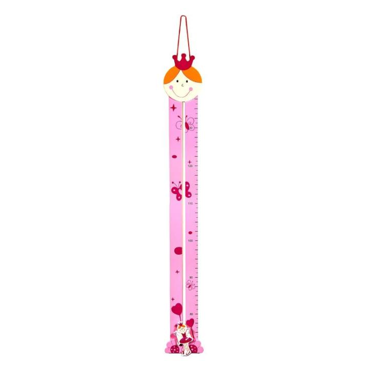 Kindermeetlat, hout, roze, prinsessen voor meisjes, kinderkamer