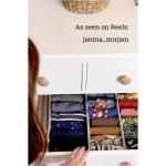 HEMNES Dubbele organizer voor IKEA-commode; het origineel; perfecte pasvorm; stabiele bodem; opbergsysteem voor luierbenodigdheden, kinderkleding, sokken, ondergoed; set van 8