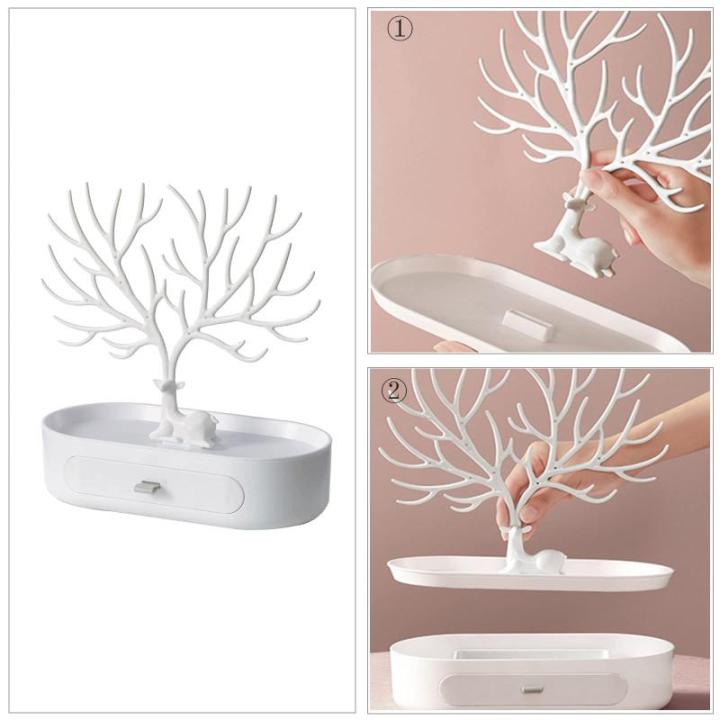 Sieradenstandaard, kettingstandaard, kettingen, opslag, sieradenhouder, sieradenboom, sieradenstandaard, wit, kettingstandaard, gewei, sieradenstandaard, het perfecte cadeau voor m