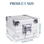 Nail Boor Houder, 25 Gaten Nail Salon Organisatoren Manicure Gereedschap Nail Polijsten Hoofden Opbergdoos voor Nail Boor, Draagbare en Duurzame Nail Boor Case