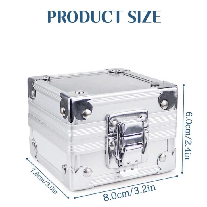 Nail Boor Houder, 25 Gaten Nail Salon Organisatoren Manicure Gereedschap Nail Polijsten Hoofden Opbergdoos voor Nail Boor, Draagbare en Duurzame Nail Boor Case