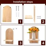 Houten plank, wanddecoratie, wandplank, houten decoratie, hout, decoratief van grenen, voor woonkamer, badkamer, slaapkamer, klaslokaal, kantoor, wanddecoratie