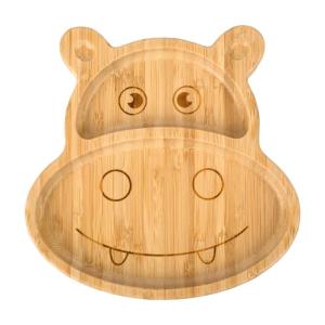 Babyserviesset, 9 stuks, bamboe borden voor baby's, babyserviesset met zuignap, babyservies, BPA-vrij, fruitzuiger babycadeau, babyserviesset, in geschenkdoos