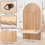 Houten plank, wanddecoratie, wandplank, houten decoratie, hout, decoratief van grenen, voor woonkamer, badkamer, slaapkamer, klaslokaal, kantoor, wanddecoratie