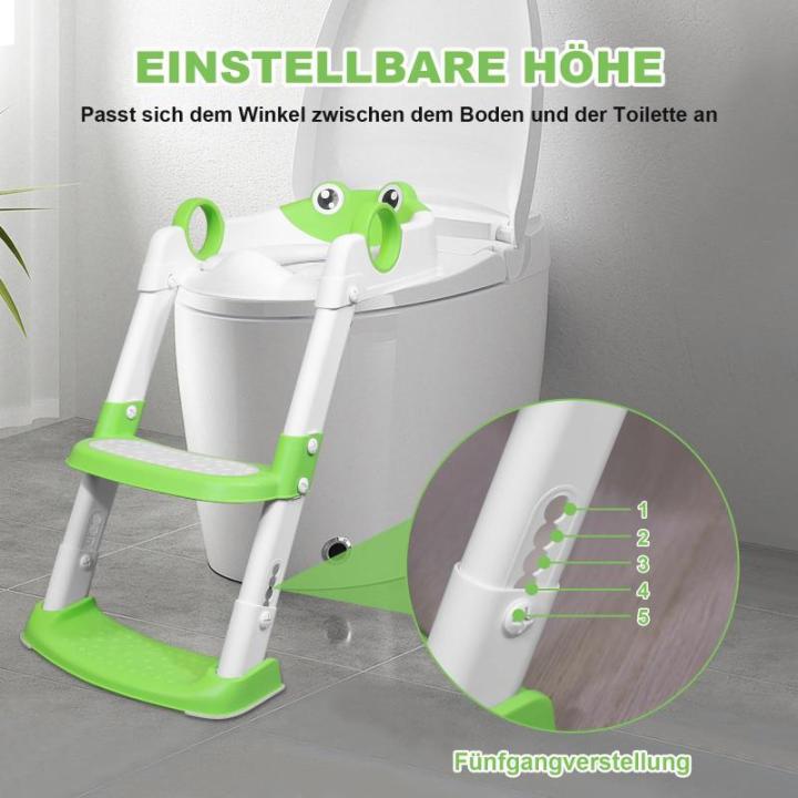 Toiletbril voor kinderen, toilettrainingsladder, toilettrainer toiletbril voor peuters, upgrade-toiletladder voor kinderen, 2-in-1 kindertoiletbril met trap, antislip treeplank