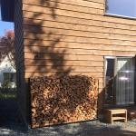 Brandhoutrek van 1,2 m, zwaar houten rek voor de opslag van brandhout, houten opbergrek van metaal, brandhoutrek voor binnen en buiten