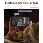 5 MP wifi binnencamera 2,4/5 GHz, bewakingscamera met bewegingstracking, 360 ° rotatie, sirene, nachtzicht, 2-weg audio, werkt met Alexa