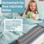 - Opblaasbare bedbumper voor kinderen - Kinderbescherming tegen vallen, opblaasbare reisbedrails, voor opvouwbare eenpersoons-, tweepersoons-, queensize-, kingsize- en Montessori-b
