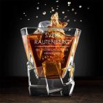 Whiskey karaf van 950 ml + set van 4 whiskyglazen met gravure - whisky karaf - luxe design - kristalglas - voor mannen - een verjaardag - onvergelijkbaar