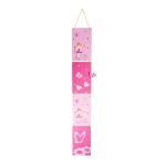 Kindermeetlat, hout, roze, prinsessen voor meisjes, kinderkamer