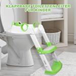 Toiletbril voor kinderen, toilettrainingsladder, toilettrainer toiletbril voor peuters, upgrade-toiletladder voor kinderen, 2-in-1 kindertoiletbril met trap, antislip treeplank