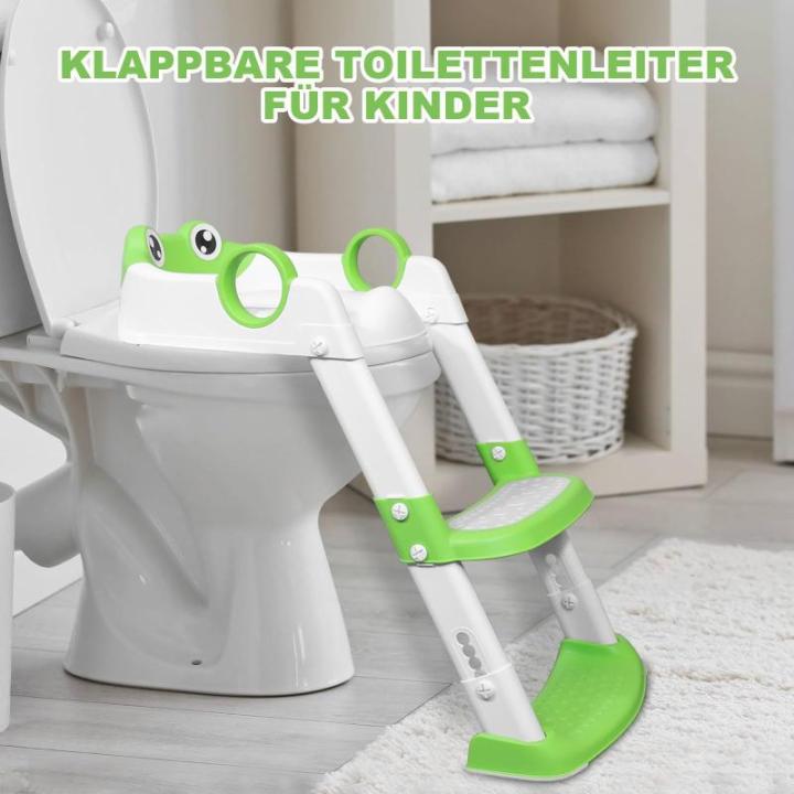 Toiletbril voor kinderen, toilettrainingsladder, toilettrainer toiletbril voor peuters, upgrade-toiletladder voor kinderen, 2-in-1 kindertoiletbril met trap, antislip treeplank