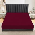 Matrasbeschermer, waterdicht, 90 x 200 cm, incontinentie-hoeslaken, ademend, matrasbescherming, hoeslakens, incontinentie-onderlegger, wasbaar op 60 °C, rood