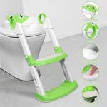 Toiletbril voor kinderen, toilettrainingsladder, toilettrainer toiletbril voor peuters, upgrade-toiletladder voor kinderen, 2-in-1 kindertoiletbril met trap, antislip treeplank
