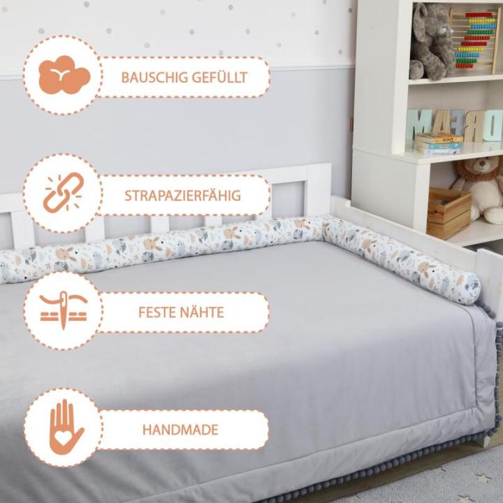 Zijslaper kussen bed slang lichaam kussen 300 cm Katoen - kussen lang bed rol slaapkussen nek rol kussen Uilen