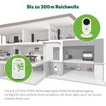 LF2423 Babyfoon met camera, groot bereik, 2,8 inch video babymonitor, 2-voudige zoom, temperatuursensor, geluidsactiveringsmodus, intercom, lange batterijduur 720p