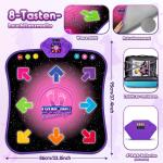 Dansmat Kids Light 8 Pijpen, Bluetooth Mode, Meisjescadeau