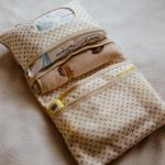 Luiertas Organizer En Make-up tas 2 in 1 - Kleine Luiertas Voor Onderweg Mama's Luiers Crème Doekjes Baby-organizer (Urchin)