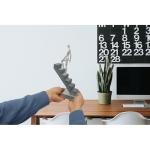 Decoratiefiguur "Top of The Rock" - decoratie als motivatie & symbool voor succes van marmeren 29 cm - modern figuur als standbeeld voor decoratie woonkamer, bureau decoratie & kan