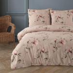 Beddengoed 200 x 200 cm, 80% katoen, 20% polyester, 3-delige dekbedovertrekset, 200 x 200 cm met 2 kussenslopen van 80 x 80 cm, Öko-Tex katoenmix met ritssluiting