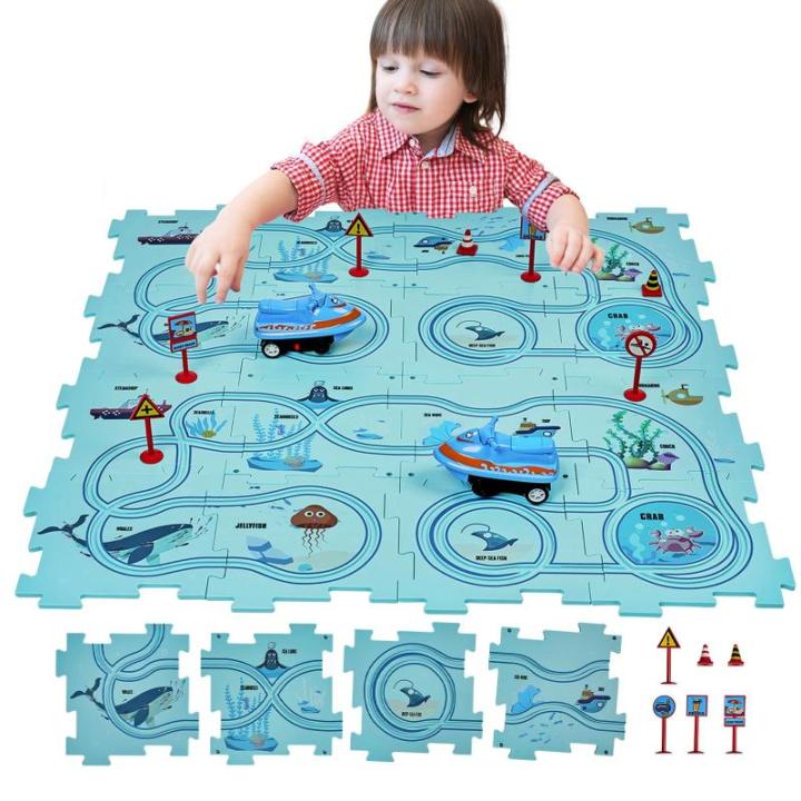 16 Stuks STEM Wegbouwpuzzels voor Kinderen vanaf 3 jaar, Doolhofspel Peuter Brain Teaser Maze, Vroege Leeromgeving Speelset Speelgoed voor Jongens Meisjes 3 4 5 6 7 jaar oud Cadeau