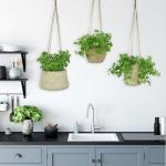 Bloempot hangend natuur (3 stuks)