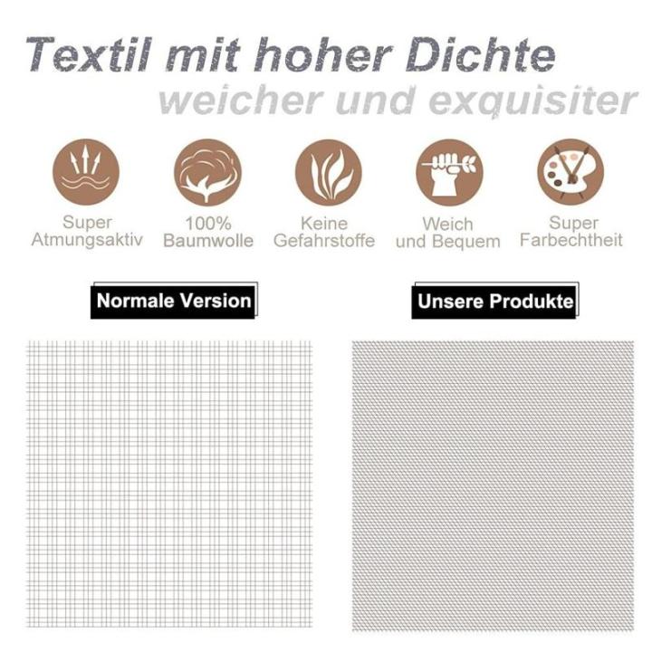 beddengoed 135x200 cm katoen 2-delig super zachte ademende ritssluiting