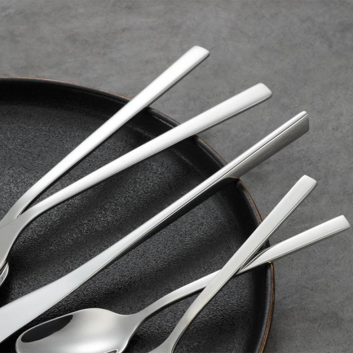 Bestekset voor 6 personen, 30-delige roestvrij stalen bestekset met vork, lepel, messen, bestekset voor huis/keuken/restaurant/outdoor, hoogglans gepolijst, vaatwasmachinebestendig