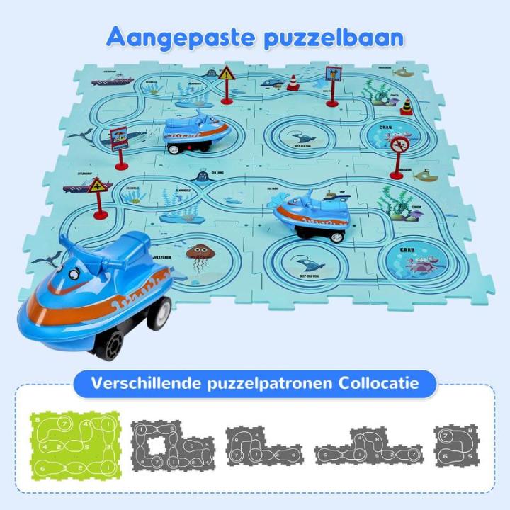16 Stuks STEM Wegbouwpuzzels voor Kinderen vanaf 3 jaar, Doolhofspel Peuter Brain Teaser Maze, Vroege Leeromgeving Speelset Speelgoed voor Jongens Meisjes 3 4 5 6 7 jaar oud Cadeau