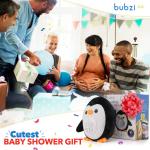 Baby Soother Huil Geactiveerde Sensor Baby Speelgoed Penguin Wit Ruis, Peuter Slaaphulp Nachtlamp, Unieke Baby Cadeaus & Baby Jongen Cadeaus, Baby Shower Cadeaus, Draagbare Baby kn