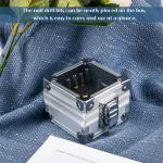Nail Boor Houder, 25 Gaten Nail Salon Organisatoren Manicure Gereedschap Nail Polijsten Hoofden Opbergdoos voor Nail Boor, Draagbare en Duurzame Nail Boor Case