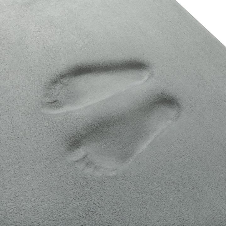 CHAKME Memoryfoam Badmat Antislip 2-Delig, Luxe Badmatset, Wasbaar Badmatset 2-Delig, 40 x 60 cm + 50 x 80 cm, Lichtgrijs