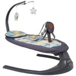 Ralf 2in1 Babyschommel + wieg, bediening metbehulp van een afstandsbediening, 12 Geprogrammeerde melodieën, een schommelrichting 5 Schommelsnelheden, Vergrendeling, Rugleuningvers