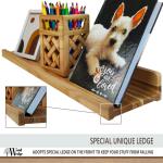 Handgemaakte set van 2 zwevende wandplanken, rustieke houten planken met lip, kinderboekenkasten, foto en fotorek voor slaapkamer, woonkamer, badkamer, keuken, kantoor (natuurlijk,