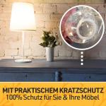 Led-kogellampen, 3-delige set, led-bol met timer, lichtbollen met batterij, warm wit, decoratieve lamp, werkt op batterijen, glazen bol als vensterbank, decoratie, decoratie voor v