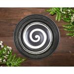 2 x premium ramenkomset met deksel, handbeschilderd, keramiek, zwart wit, 1100 ml inhoud, bowl-kom, set van 2, Japans design, set van 2, accessoires, voor Buldak Ramen Noedels Pho 