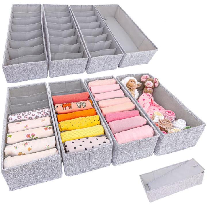 HEMNES Dubbele organizer voor IKEA-commode; het origineel; perfecte pasvorm; stabiele bodem; opbergsysteem voor luierbenodigdheden, kinderkleding, sokken, ondergoed; set van 8