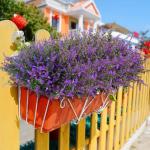 , 16 bundels kustelijke lavendelbloemen, balkon, , uv-bestendig, weerbestendig, kunstplant, outdoor, boeket, struiken, tuindecoratie